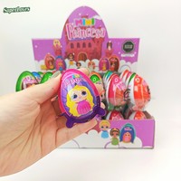 Mini Princesa - Chocolats solides à thème princesse pour œufs avec jouet et chocolat - Boîte de 48 pièces - Fête d'enfants - Vente en gros