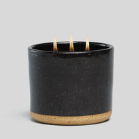 Mini pots à bougies modernes en céramique vides, cylindriques, pour la maison, la table, la décoration de mariage, blanc mat, noir, kaki, en gros