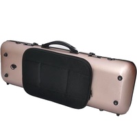 SurpassMusica accessoires de violon de haute qualité étui de violon en fibre de carbone de qualité avec sac de partitions à verrouillage par mot de passe