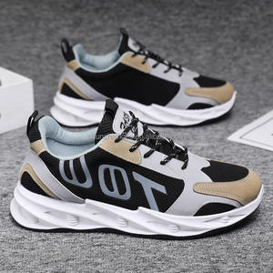 Chaussures décontractées et de sport légères pour hommes Inde Chaussures de course noires pas chères pour garçons - Product Image 4