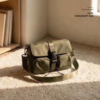 Bolso Bandolera Ecológico con Múltiples Bolsillos para Hombre y Mujer, Casual, para Viajes, Uso Diario, Conjunto de Regalo Empresarial