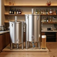 Fermenteur en acier inoxydable 304 de 30, 60, 100 litres / Réservoirs de fermentation / Équipement de brassage pour brasseur amateur / Fermenteur conique