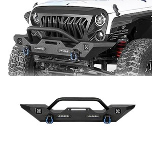 Lame de pare-chocs avant, séparateur, diffuseur, spoiler, protection de pare-chocs pour Jeep Wrangler JK 2007-2018, kit carrosserie, accessoires auto - Product Image 2