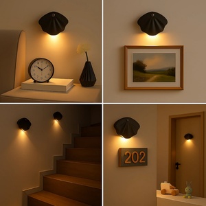 Luz Nocturna LED con Sensor de Movimiento para Sala de Estar, Funciona con Batería, Lámpara de Pared Inalámbrica para Dormitorio, Cocina, Pasillo, Mesita de Noche - Product Image 4