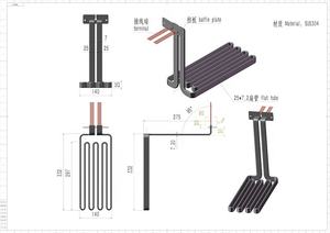Élément chauffant à Tube <span class=keywords><strong>plat</strong></span> 8500w 7500w bon marché pour équipement de chauffage de friteuse - Product Image 6