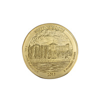 Pièce métallique de Collection des états-unis plaquée or et argent, personnalisée, 1 Trillion de Dollar