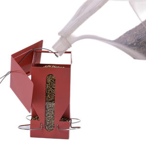 Sınır Ötesi Açık Hava Asılı Metal Plastik Otomatik Kuş Yemliği 0.5KG Model A8055 Avlu Bahçe Özelleştirilmiş Çin Malı - Product Image 6