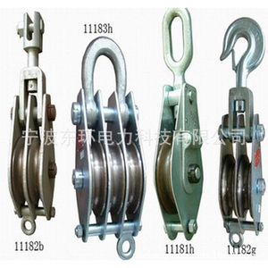 Đúc thép sheave nhiệm vụ nặng nề <span class=keywords><strong>snatch</strong></span> khối dây dây ròng rọc OEM 30kn cho xây dựng nâng - Product Image 4