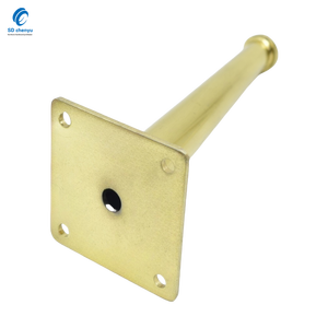 Vente en gros de pieds décoratifs pour armoires de cuisine en métal doré 200mm - Product Image 5