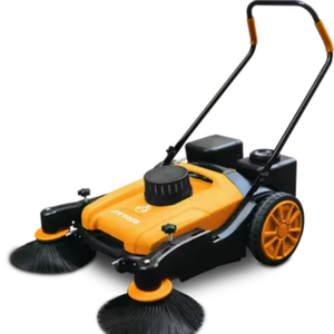 MS50W China barredora manual con tres cepillos barredora manual de <span class=keywords><strong>calle</strong></span> caminar detrás de barredora - Product Image 1