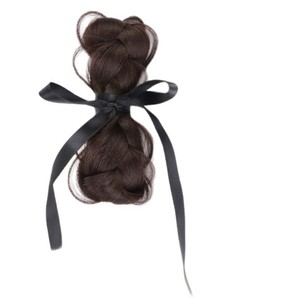 Extensiones de Cabello con Moño Doble y Plumas, Hechas a Mano con Alambre Resistente al Calor, para Cualquier Forma de Rostro - Product Image 5