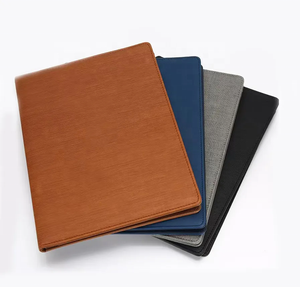 Dossiers liés à la réunion personnalisés en usine A4 organisateur reprendre <span class=keywords><strong>le</strong></span> dossier de portefeuille Padfolio dossier de conférence en cuir A4 multi-poches - Product Image 1