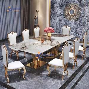 फैक्टरी सीधे थोक समकालीन खाने की मेज सेट लक्जरी क्लासिक खाने की मेज - Product Image 2