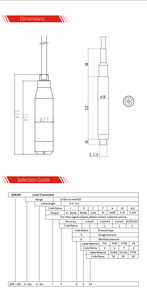 หัววัดระดับของเหลวแบบจุ่มใต้น้ำทำจากสแตนเลส - Product Image 5