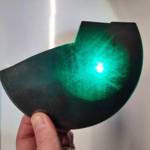 GIGAJEWE Đồ Trang Sức Làm Nguyên Liệu Màu Xanh Lá Cây Thô Sic Wafer Moissanite Thô Stones Sic Pha Lê Thô Đá Quý Tổng Hợp - Product Image 1