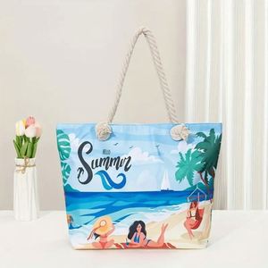 Sac fourre-tout en toile rayée personnalisé avec logo imprimé, recyclable, de haute qualité, coloré – Offre spéciale - Product Image 1