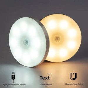 <span class=keywords><strong>Lampe</strong></span> de nuit à détecteur de <span class=keywords><strong>mouvement</strong></span> sans fil LED pour cuisine, chambre, escalier, couloir, armoire, placard, lumières nocturnes - Product Image 2
