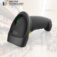 Lector de Códigos QR 1D Xincode Factory, Pistola de Escaneo Portátil, Lector de Códigos de Barras Inalámbrico 2D para Sistema POS X-9201B