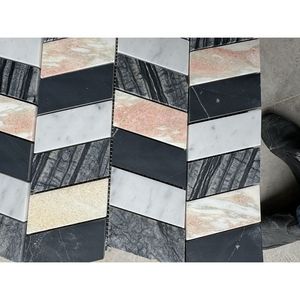 Mosaïque de marbre multicolore - Product Image 1