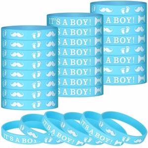 Bracelet en silicone personnalisable pour enfants, lumineux, avec lettrage DIY, pour groupes d'activités et équipes - Product Image 2