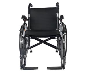 Silla de <span class=keywords><strong>ruedas</strong></span> manual ligera de aluminio de 24 \ "<span class=keywords><strong>con</strong></span> <span class=keywords><strong>ruedas</strong></span> de liberación rápida Reposabrazos abatible Reposapiés desmontable - Product Image 3