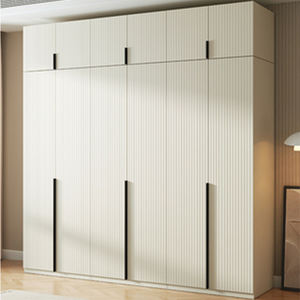 Armadio semplice moderno pannello di pannelli di particelle in melamina armadio armadio armadio armadi camera da letto armadi - Product Image 1