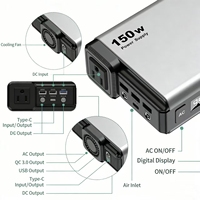 Penyimpanan Energi Portabel GEB 150W 110V/220V |   Power Bank Darurat Kapasitas Besar untuk Laptop, Cocok untuk Luar Ruangan (AS/Jepang)