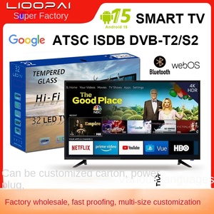Televisor Inteligente LED de Pantalla Grande Súper Clara de 32-85 Pulgadas y 4K para Comercio Exterior Transfronterizo con Aplicación y Control Remoto - Product Image 5