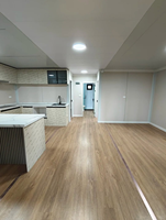 Villa conteneur pliable et extensible de 20 pieds, 4 chambres, maisons modulaires ignifuges