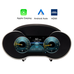 شاشة LCD 12.3 بوصة للوحة القيادة، عداد سرعة رقمي NTG5.0/5.1 لسيارات مرسيدس-بنز C/GLC/W205 2015-2018 - Product Image 1