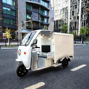 Cargo Electric Dreirad mit 800W 1000W Motor Open Cabin 60V Stahl Van Truck 400kg Nutzlast Kapazität - Product Image 2