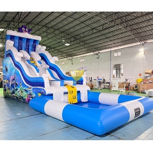 Toboggan aquatique gonflable de qualité professionnelle pour parcs aquatiques et campings - Product Image 3