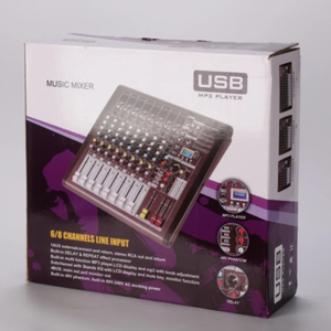 <span class=keywords><strong>Amplificador</strong></span> Profesional KACAUDIO de 8 <span class=keywords><strong>Canales</strong></span> (<span class=keywords><strong>7.1</strong></span>) Metálico con Alimentación Phantom de 48V, Consola de Mezcla de Sonido - Product Image 4