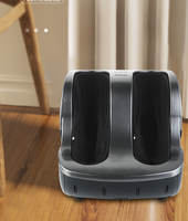 Masseur électrique Shiatsu pour les pieds et les jambes, appareil de beauté pour les mollets, chauffage, vibration, massage par pression d'air, rouleau à billes pour les pieds