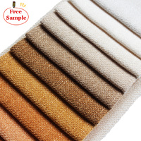 2025New Boucle canapé tissu 100% polyester tissu d'ameublement maison déco canapé tissu pour meubles Textile Offre Spéciale dernière conception