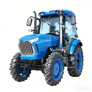 Tracteur agricole à transmission par engrenages, 4 roues motrices, avec leviers de commande faciles à utiliser, couleur noire - Product Image 2