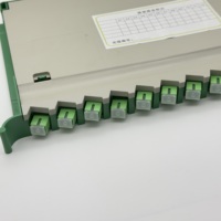 Kaset kabinet APC 12 inti SC, nampan Splice serat optik terintegrasi