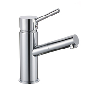 Robinet en laiton mélangeur d'évier de cuisine Chrome robinet de cuisine à Long col robinet d'évier de cuisine