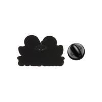 Épinglette en émail double oie de dessin animé, badge de revers en métal avec jeu de mots humoristique, accessoire décoratif mignon en forme d'oiseau pour sac à dos, veste, jean, chapeau