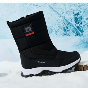 รองเท้ากีฬากลางแจ้งคุณภาพสูงสำหรับเล่นหิมะ พร้อมพื้นรองเท้าที่อบอุ่น นุ่มสบาย และกันลื่น สำหรับรองเท้าบูทฤดูหนาวของผู้ชาย - Product Image 3