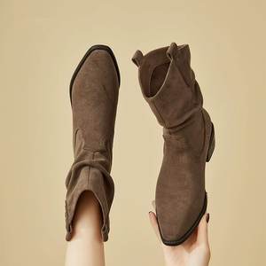 Bottes pour enfants, mode d'hiver, Mary Jane, bout ouvert, cuir synthétique, PVC, rouge, <span class=keywords><strong>Astro</strong></span>, garçons, filles, grandes bottes - Product Image 2