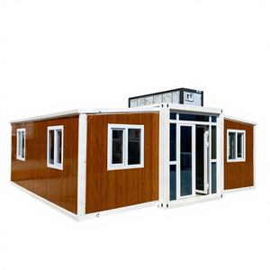 Casa Contenedor Plegable Prefabricada Móvil de Nuevo Diseño en Oferta, 40ft 20ft, Estilo Casa de Campo, Uso Hotelero, Panel Sándwich - Product Image 1