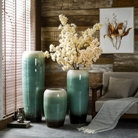 Vases de Sol Modernes Grandes Décoratifs en Céramique Hauts pour la Décoration Intérieure du Salon