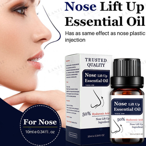 Lanthome 10ml Aceite Esencial <span class=keywords><strong>para</strong></span> Levantar <span class=keywords><strong>la</strong></span> <span class=keywords><strong>Nariz</strong></span>, Tratamiento <span class=keywords><strong>para</strong></span> <span class=keywords><strong>Nariz</strong></span> Plana, Recta, Oblicua, con Hombro Caído o Deformada, Suero en Aceite <span class=keywords><strong>para</strong></span> Levantar <span class=keywords><strong>la</strong></span> <span class=keywords><strong>Nariz</strong></span> - Product Image 2