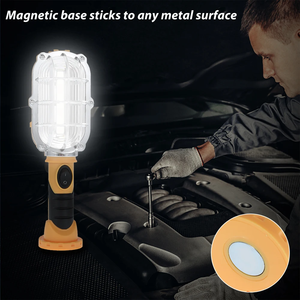 Lampe de travail LED portable pour entrepôt, pêche et activités de plein air, lampe magnétique, câble d'urgence, camping, randonnée, chasse WD-500 Por - Product Image 3