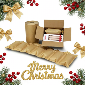 Almohadillas de Aire de Papel Kraft Biodegradables para Relleno de Envíos, Compatibles con Sistemas - Product Image 1