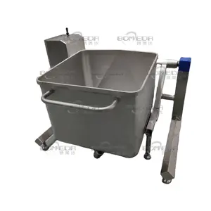 200L meat trolley washer cabin washing system for standard euro bin for sausage processing