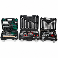 Juego de Llaves de Trinquete Profesional de 72 Dientes, Juego de Herramientas de Mano de 61 Piezas, Juego de Herramientas de Acero al Cromo Vanadio para Uso Industrial, Reparación de Automóviles