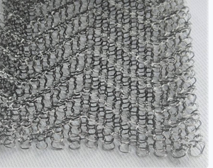 Macchina per maglieria tubolare in rete metallica con fili di rame e acciaio - Product Image 4