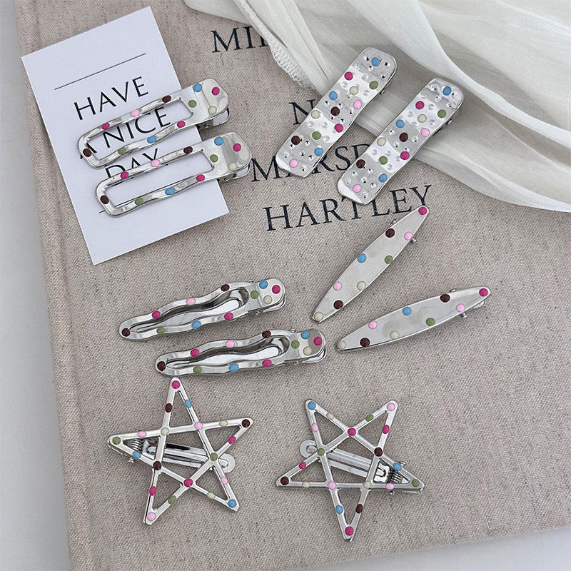 シルバーメタルヘアピン コレットマルーフ シルバーメタルヘアクリップ